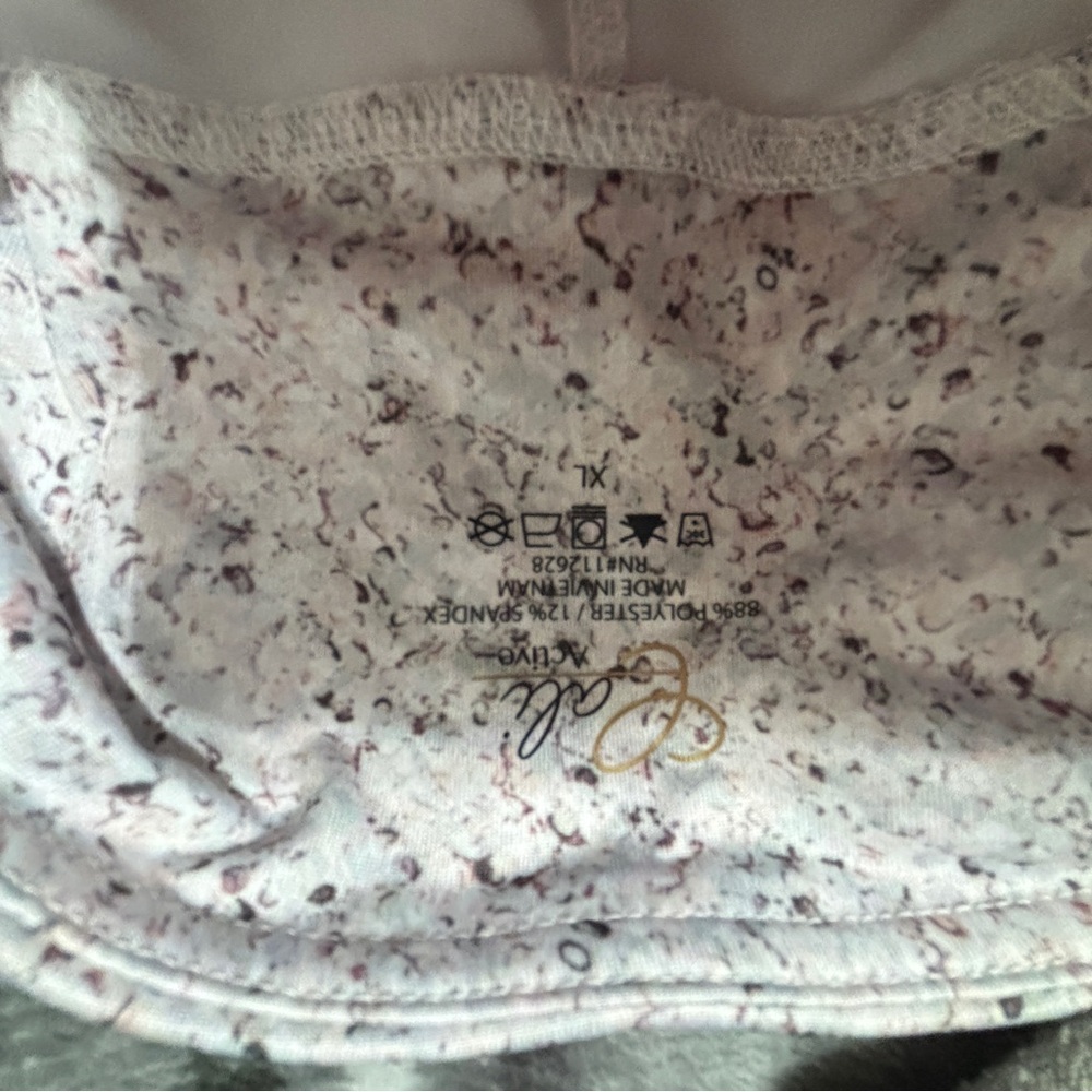 NWT Cali Active Women's XL  Leggings In Color Pebbles Jogging Running Athletic - Picture 6 of 6
